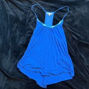 American Eagle Outfitters Blue Tank Top